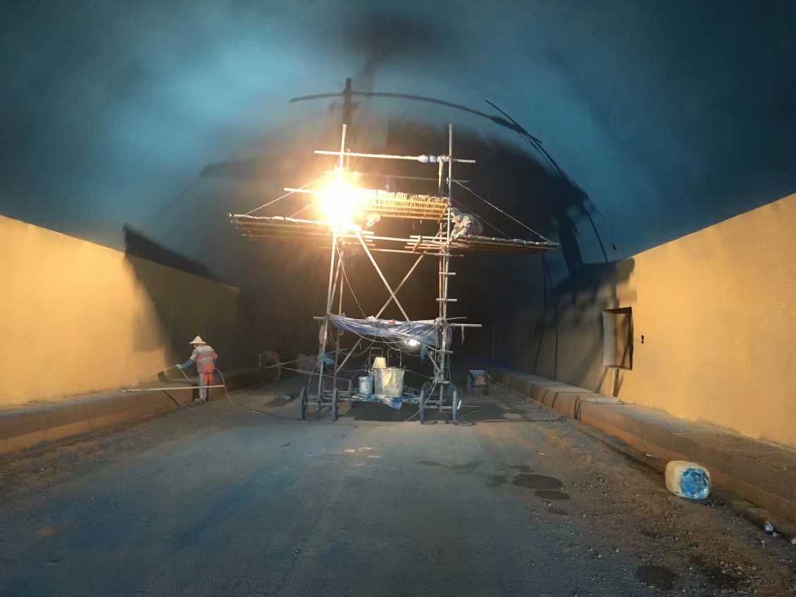 绵西高速朱家湾隧道防火工程